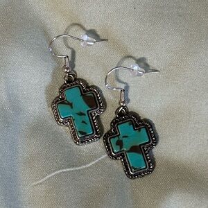 Cross earrings